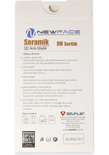 Samsung Galaxy A32 3d Antistatik Mat Seramik Nano Ekran Koruyucu