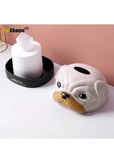 L-sunchamo Karikatür Doku Kutusu Banyo Tuvalet Kağıdı Tutucu Mutfak Peçete Saklama Kutuları Araba Mendil El Havlusu Dispenseri Konteyner