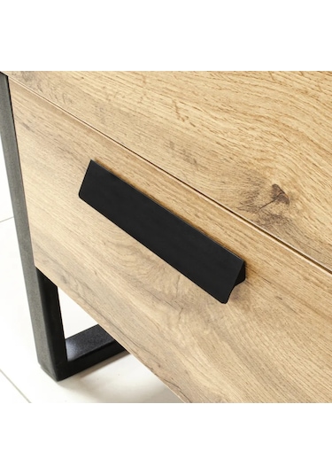 Ofk Mobilya Kolları 128 Mm Metal 4 Adet 165868396 Siyah