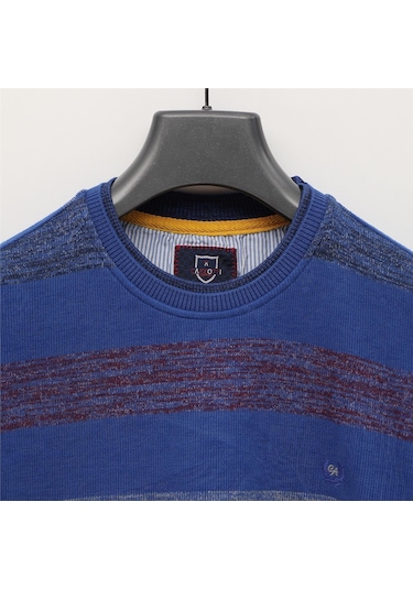 Dio Rise Erkek Uzun Kol İnce Sweatshirt - Czt-105 - Saks Saks