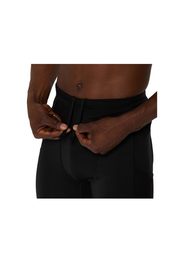 Asics Fujıtraıl Elıte Sprınter Erkek Siyah Beyaz Tayt 2011d267-001 Siyah Beyaz