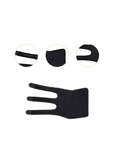 Suntek Buzağı Brace Yırtık Kas Desteği Erkekler Siyah-60x26cm Siyah 60x26cm Çok Renkli