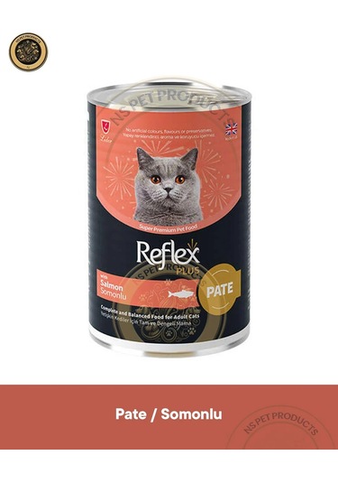 Reflex Plus Pate Somonlu Yetişkin Kedi Maması 400gr