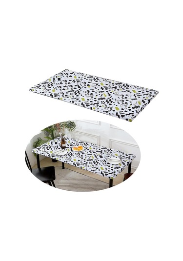 Suntek Dikdörtgen Polyester Masa Örtüsü Düğün Ev 122x61cm-stil-a