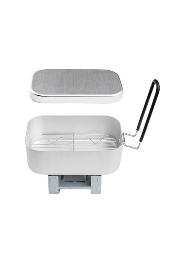 Ximistore9 Outdoor Çadır Yemeği Seti: Alüminyum Kapaklı Mida + Isıtıcı Tepsi + Gerginleştirici Sepet, Hızlı Isıtma, Taşınabilir 3'lü Kombinasyon Çok Renkli