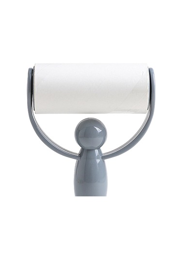 Homyl 2 Parça Yapışkan Lint Rulo Yedekler Köpek Saç Gri Gri