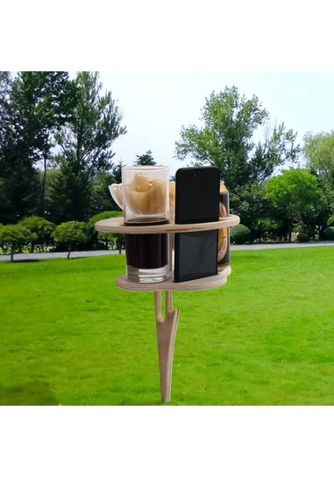 Açık Taşınabilir Katlanır Şarap Masası Açık Plaj Masası Siyah