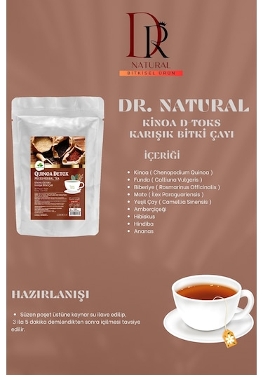 Dr. Natural Kinoa  Bitkisel Karışımlı Form Çayı 3 x 45 G