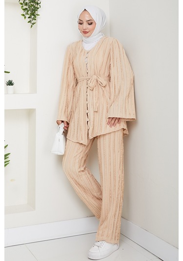 İlgen Fırfırlı İkili Takım 1610 - Taş Taş