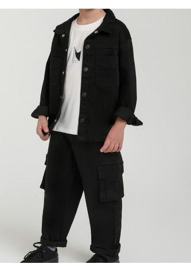 Erkek Bebek Yumuşak Dokulu Esnek Kumaş Ceket-15603 Siyah