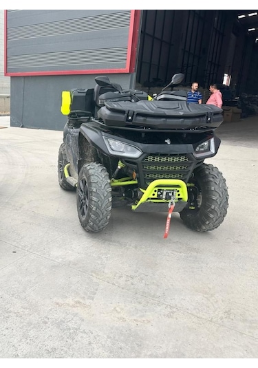 Segway 570 Atv Çantası 180 Litre Arka+80 Litre Ön+2 Adet Benzin Bidonu Yeşil Siyah