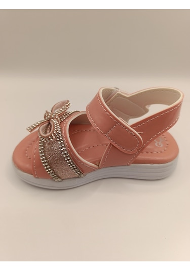 Çocuk Sandalet ,bebek Sandalet , Düğün Ayakkabısı , Kaydırmaz Yazlık Şık Çocuk Ayakkabısı Pudra