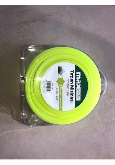 Maxgarden Tırpan Misinası Neon Sarı Altıgen 3.3 Mm - 46 Metre