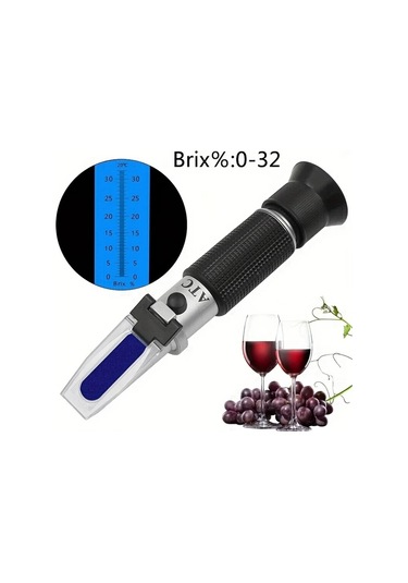 Boatshop1 1 Bilgisayar 2 Adet 1 Adet El Tipi Otomatik Refraktometre Atc 0 32 Brix Bal Sebze Test Cihazı