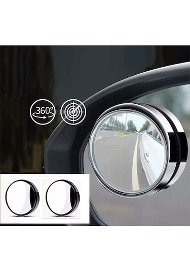 Kör Nokta Ayna Seti 2'li Araç 360 Oynar Oto Kör Nokta Aynası Dikiz Arka Yan Görüş Güvenlik Aynası