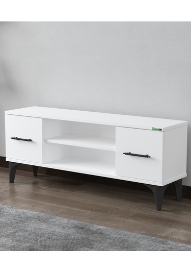 Garaj Home Raflı Tv Sehbası Beyaz Çok Renkli