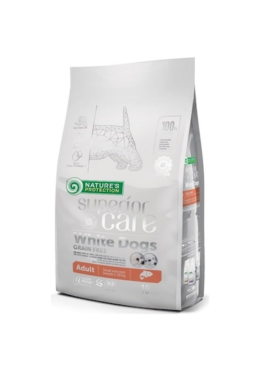 Nature's Protection Tahılsız Somonlu Beyaz Yetişkin Köpek Maması 1.5 KG
