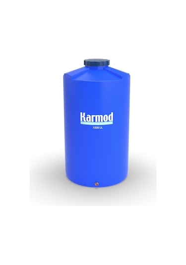 1 Ton Polietilen Dikey Su Deposu - Mavi