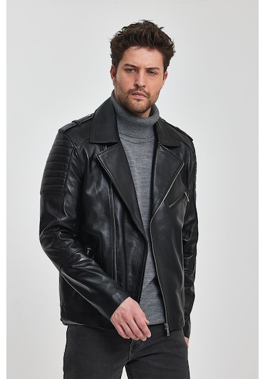 Rob Siyah Deri Mont 001