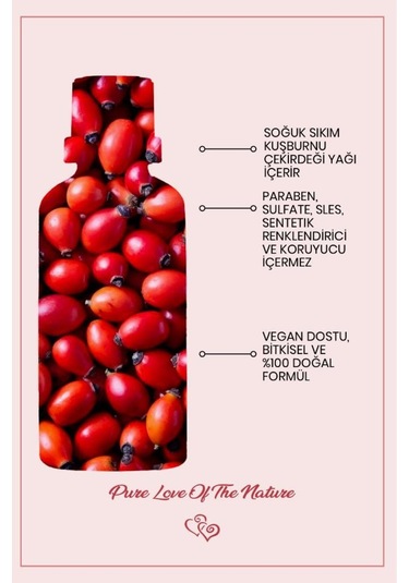 Bade Natural Aydınlatıcı ve Leke Karşıtı Kuşburnu Çekirdeği Yağı 30 ML