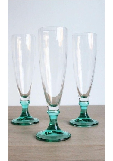 Bormıolı Rocco Cam Kadeh,şarap,şampanya Bardak Seti 6 Adet Italyan Tasarım 4,5x4,5x17cm