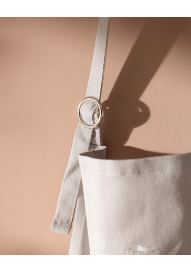 Madame Coco Cally %100 Pamuk Mutfak Önlüğü - Gri 8684427188934 Gri