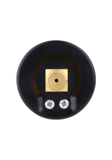 Symbee Metal Kasa Çift Ölçekli 0 -30inhg/0 -1bar Vakum Manometresi - Suya, Yağa, Hava Uygun, Taşınması Kolay Basınç Ölçer Aracı