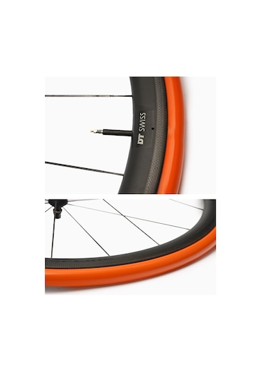 Hombey 2 Adet Tpu Hafif Bisiklet İç Lastik 28g 700x18-32c Yollu Bisiklet 65mm Presta Ventil Dayanıklı Ağırlık Azaltıcı Kırmızı