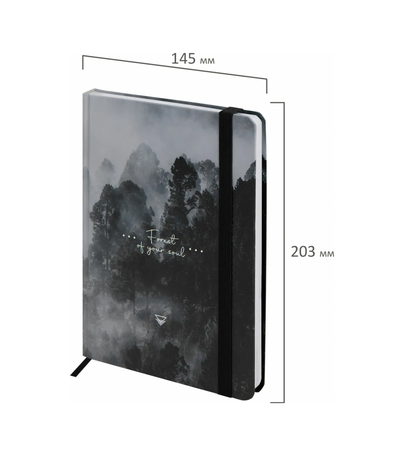 Brauberg Tarihsiz A5 Ajanda, Planlayıcı, Planlama Defteri, 128 Yapraklı Not Defteri 343374885 Gri