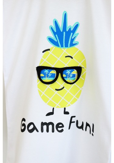 Erkek Çocuk Gözlük Model Pamuklu Şortlu 2'li Takım 001