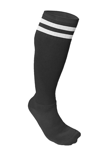 Evox 7-14 Yaş Çocuk Profesyonel Futbol Çorabı Siyah - Beyaz