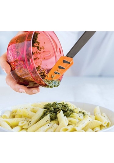 İnce Silikon Spatula Turuncu