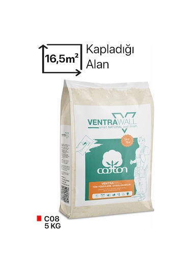 Ventrawall Dekoratif Krem Duvar Kaplaması 5kg