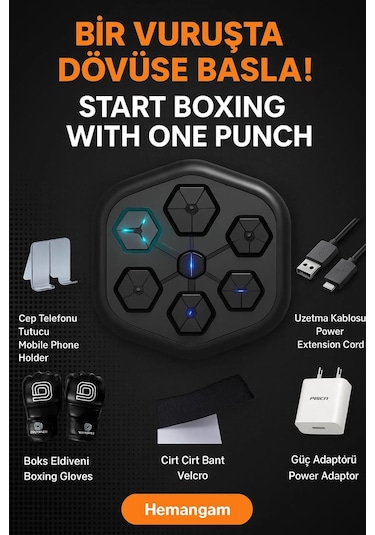 Siyah Onepunch Yeni Nesil Music Boxing-türkçe Program Boks Makine