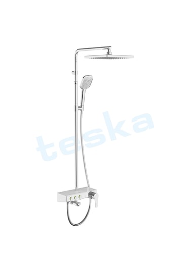 Niagara Beyaz Camlı Üç Yönlü Duş Kolonu Ng3501C Diğer