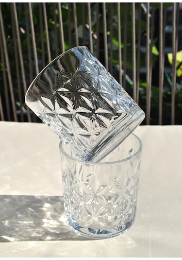 2'li Kristal Viski Bardak Kokteyl Meşrubat Bardağı-340 Ml Muse