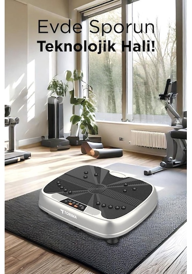 Torima Vep-1000 Siyah Yüksek Titreşimli Programlı Kumandalı Egzersiz Aleti Ve Kondisyon Aleti Siyah