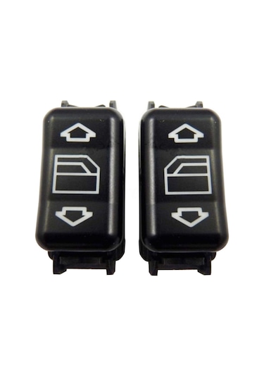 2 Adet Mercedes W124 Cam Açma Kapama Anahtarı 6pin