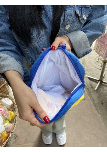 Süperman Tasarımlı 22 Cm Peluş Çanta-2043 Altın