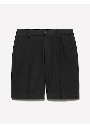 %100 Pamuk Yırtmaç Detaylı Regular Fit Bermuda Şort Erkek Siyah Şort - 325p4gj0s9018 Siyah %100 Pamuk Yırtmaç Detaylı Regular Fit Bermuda Şort Erkek Siyah Şort - 325p4gj0s9018 Siyah