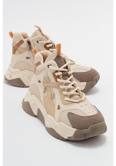 Luvishoes Lowel Bej-kahve Kadın Spor Bot Bej - Kahverengi
