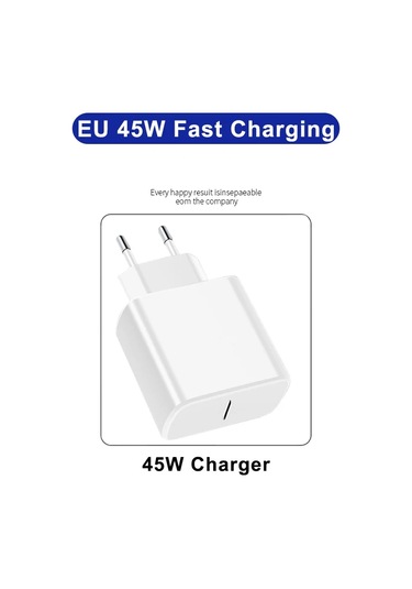 Qwq45w Usb C Hızlı Şarj Adaptörü Samsung Galaxy Uyumlu S23/s24/s25 Ultra A55/a35/a15 5g İçin Krdistribütör Garantili