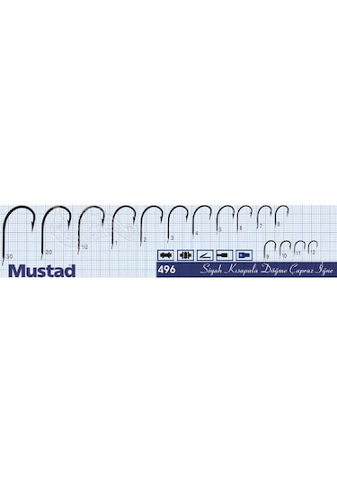 Mustad Olta Iğnesi 496 50Li Standart No:2