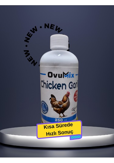 Tavuklar İçin İştah Açıcı Ve İç Temizleyici Ovumix 250 Ml