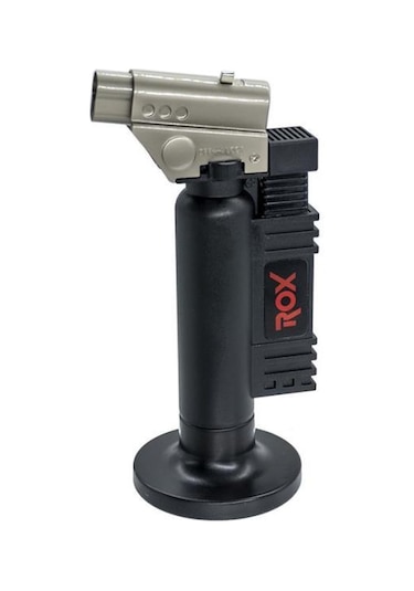 Rox Bs-270 Çakmak Tip Bütan Gaz Torch  Pürmüz Siyah