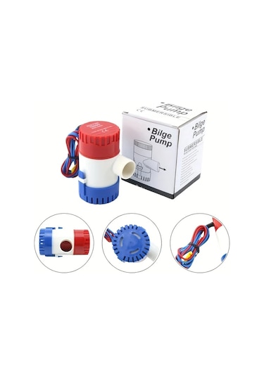 Chuangyinshop 1pc Dc 12v Dalgıç Sintine Pompası 1100gph Paslanmaz Çelik Gövdeli Tekne Ve Karavan İçin