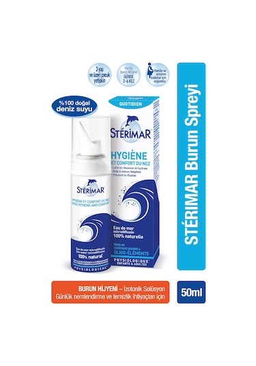 Sterimar Deniz Suyu Burun Spreyi 50 ML