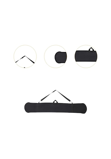 Suntek Snowboard Çantası Yumuşak Kılıfı Kaykay Açık 150cm Siyah