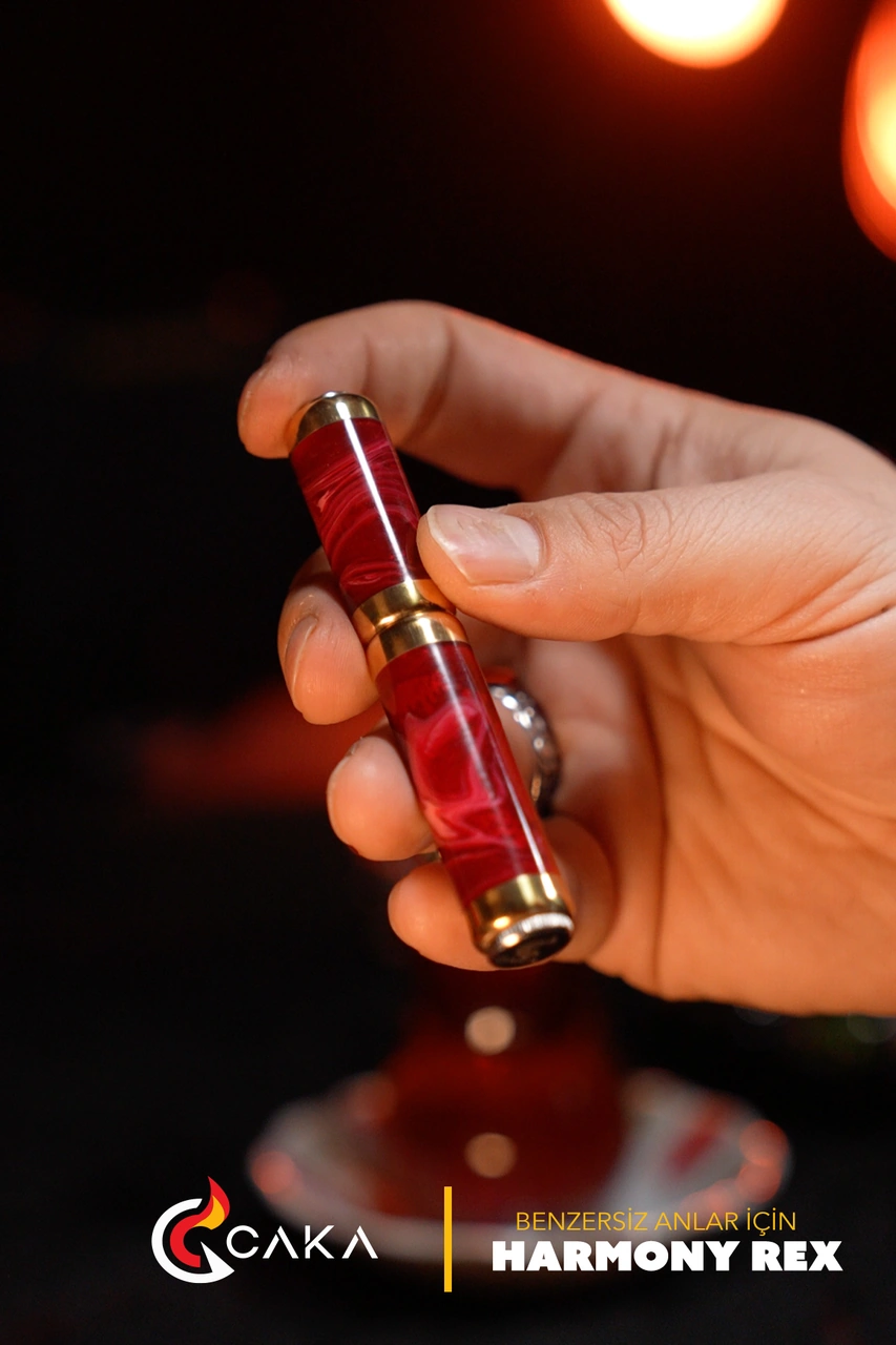 Caka Lighter Harmony Rex Kırmızı Benzinli Çakmak Kırmızı