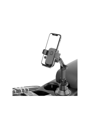 Zmc Bilişim Teleskopik Araç Bardak Yerine Giren Telefon Tutucu